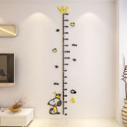 高测量墙纸宝宝量身高神器身高贴可移除不伤墙3d立体身高尺墙贴.