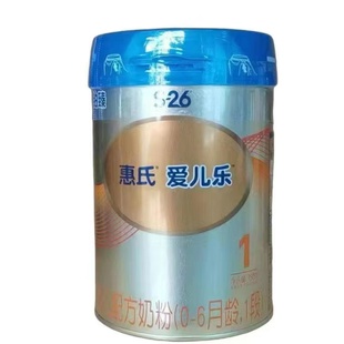 24年5月到期惠氏爱儿乐，1段幼儿配方奶粉，750g罐装适用于0-6月龄