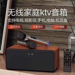 家庭KTV 音响套装 无线麦克风话筒音响一体全民k歌设备手机电视投影仪无线麦克风话筒唱歌机