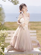原创小桃夭op洛丽塔lolita日常修身显瘦短袖连衣裙子夏洋装公主裙