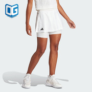 adidas阿迪达斯夏季网球，紧身裤裙子女子运动短裙ia7025