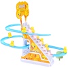 儿童小黄鸭滑滑梯玩具男宝宝，1-3岁2电动益智音乐，轨道小鸭子爬楼梯