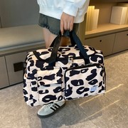 短途旅行包女手提超大容量，便携运动健身包干湿(包干湿)分离单肩行李收纳袋