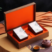 高档木纹茶叶空礼盒红茶，岩茶铁观音摆泡包装盒，肉桂水仙半斤装空盒