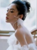仙气手工白色蕾丝羽毛耳环长款气质显瘦流苏新娘婚纱晨袍耳饰耳夹
