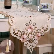 欧式古典绣花桌旗 家用家居布艺餐垫 长方形餐桌巾