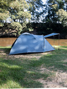 NH挪客便携一室一厅户外露营3-4人帐篷循环通风铝杆加厚防雨防风