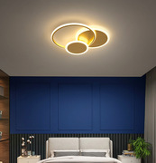 后现代卧室灯轻奢圆形，led吸顶灯简约个性小户型，客厅北欧房间灯具