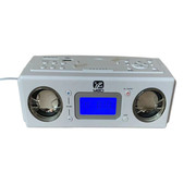  欧洲钟控收音机 U盘 立体声 钟控MP3 床头音响闹钟收音机