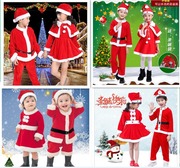 圣诞老人服装儿童主题衣服男女，拍照婴儿派对，节日装饰礼物穿搭套装