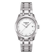 tissot天梭手表，女库图系列石英，皮带女表t035.210.11.011.00