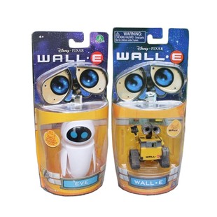 正版 wall-e 机器人总动员瓦力伊娃关节可动玩偶公仔车载摆件模型