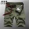 jeep吉普男士休闲短裤，男五分裤夏季外穿裤子宽松多口袋工装裤
