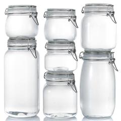密封罐子带盖透明罐头家用玻璃瓶