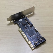 PCI SIL3114 SATA150 4通道RAID阵列卡四口SATAⅠ磁盘扩展提升卡