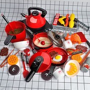 儿童过家家切切乐玩具塑料厨房玩具套装厨具做饭煮饭餐具组合