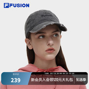 filafusion斐乐潮牌情侣，款棒球帽女时尚帽子，休闲遮阳帽男鸭舌帽