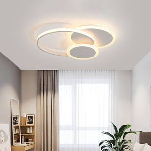 卧室灯房间吸顶灯2024年创意，主卧主灯现代简约灯具客厅室内灯