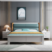 箱室式主卧简约实木床欧式床，1.8米1.5收纳抽屉双人床现代储物高箱