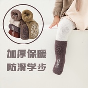 袜叽叽童袜地板袜秋冬季纯棉加厚保暖宝宝室内学步袜防滑厚底儿童