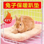 兔子保暖垫秋冬季趴趴垫防尿睡觉专用的棉窝垫宠物小兔子荷兰猪窝