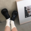 5双装白色中筒袜女春秋季纯色，黑色基础款韩国堆堆袜纯棉袜子女潮