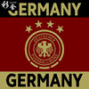 德国国家队日耳曼战车足球迷冲锋衣夹克男女连帽外套带帽子球衣服