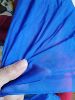 宝蓝色真丝雪纺面料布料，百分百桑蚕丝可做丝巾纱裙连衣裙140宽幅