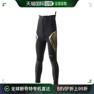日本直邮shimano禧玛诺高腰涉水紧身裤，2.5黑金色xlofi-5