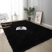 简约现代丝毛地毯客厅可水洗PV绒地垫 卧室床边毯北欧ins