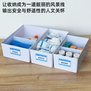 医院抽屉分隔收纳盒物品分格收纳盒药品药物整理医用收纳筐6s管理