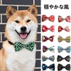 和风日式日本原创手工，宠物猫咪狗狗脖圈配饰品柴犬蝴蝶结领结领带