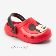 NEXT英国男童女童童鞋红色卡通米奇米老鼠沙滩凉鞋洞洞鞋