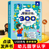 早教儿童识字卡片3000启蒙幼儿园认字书笔神器有声挂图教具点读书