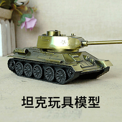 T34坦克玩具仿真模型复古摆件