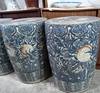 中式仿古典鼓凳陶瓷墩景德镇手绘青花瓷梳妆凳子柴窑高大边几摆件