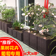 家庭特大户外专用阳台种菜盆，组合种植箱长方形花箱塑料花盆花槽