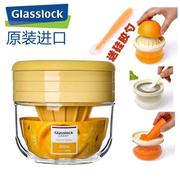 Glasslock宝宝辅食研磨器手动工具肉菜泥米糊研磨碗料理机多功能