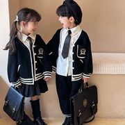 儿童学院风套装jk制服，三件套2024春秋男女童幼儿园园服女宝宝