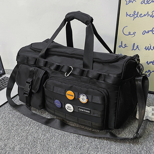 旅行包男大容量健身包干湿(包干湿，)分离多功能运动训练包手提包短途行李包