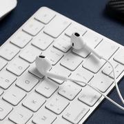 MINISO/名创优品白色立体声耳机入耳式3.5mm苹果安卓手机平板电脑