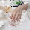 简约美甲泡手碗ps塑制死皮软化卸光疗指甲油胶，清洁加厚洗手盆工具