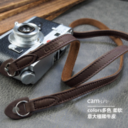 cam-in手工复古牛皮微单相机，背带挂脖肩带适用于徕卡索尼富士