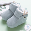 0-6-12月婴幼儿鞋子婴儿棉鞋，秋冬季款加绒加厚保暖软底步前学步鞋