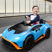 兰博基尼儿童电动车汽车玩具，车童车男女宝宝，四轮遥控可坐人漂移车