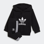 adidas阿迪达斯三叶草年秋冬款男女婴童装休闲运动套装H25218