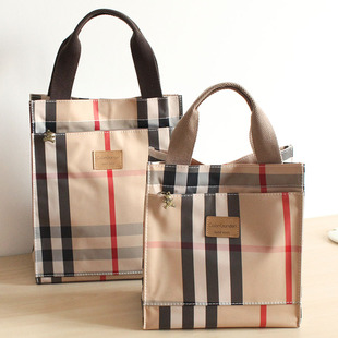 韩国卡通防水牛津布经典手提便当包饭盒(包饭盒，)袋手提袋带娃小包手拎包