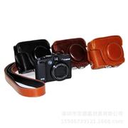 适用佳能G16 G15相机皮套 单肩相机包 g16摄影包 g15复古保护套