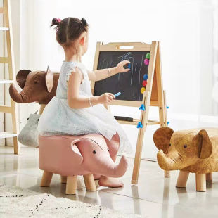 可爱大象小凳子儿童动物坐凳幼儿园板凳换鞋凳卡通矮凳家用小象椅