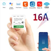 迷你wifi涂鸦智能开关通断器16a双控隐藏式智能家居，手机语音控制